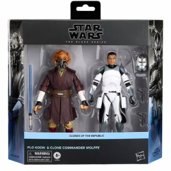 ハズブロ スター・ウォーズ ブラックシリーズ 6インチ アクションフィギュア 2パック 『クローンズ・オブ・リパブリック』 プロ・クーン & クローン・コマンダー ウォルフ