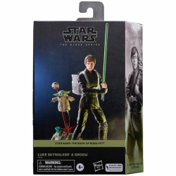 ハズブロ スター・ウォーズ ブラックシリーズ 6インチ デラックス アクションフィギュア 『ブック・オブ・ボバ・フェット』 ルーク・スカイウォーカー & グローグー