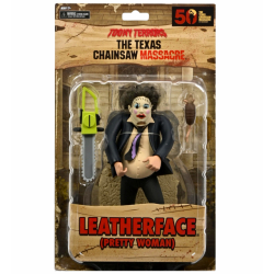 悪魔のいけにえ 50周年記念 ネカ トゥーニー・テラーズ アクションフィギュア レザーフェイス (プリティウーマン バージョン)