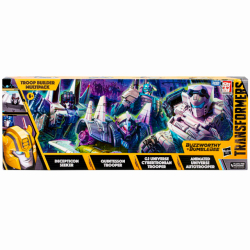 トランスフォーマー バズワージー・バンブルビーシリーズ トループ・ビルダー マルチパック (ディセプティコン シーカー & クインテッサン トルーパー & G2 サイバトロニアン トルーパー & アニメイテッド オートトルーパー) 【パッケージダメージあり】