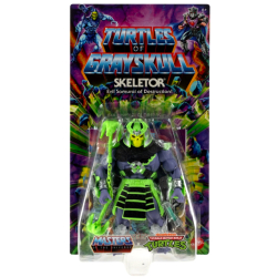 ティーンエイジ・ミュータント・ニンジャ・タートルズ x マスターズ・オブ・ユニバース マテル 2024 タートルズ・オブ・グレイスカル 5.5インチ アクションフィギュア スケルター