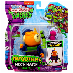 テイルズ・オブ・ティーンエイジ・ミュータント・ニンジャ・タートルズ プレイメイツ “ミューテーションズ” ミックス&マッチ 4.5インチ ベーシックフィギュア ゴールドフィン