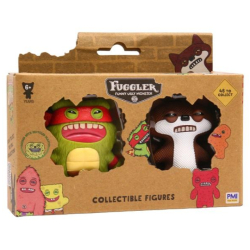 ティーンエイジ・ミュータント・ニンジャ・タートルズ x ファグラー・モンスター 2.5インチ コレクティブル ミニフィギュア 2パック ラファエロ