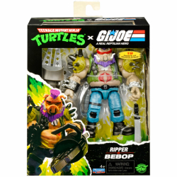 ティーンエイジ・ミュータント・ニンジャ・タートルズ x G.I.ジョー コラボシリーズ プレイメイツ 4.5インチ ベーシックフィギュア ビーバップ x リッパー