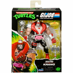 ティーンエイジ・ミュータント・ニンジャ・タートルズ x G.I.ジョー コラボシリーズ プレイメイツ 4.5インチ ベーシックフィギュア クランゲ x デストロ