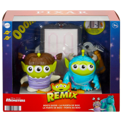 ディズニー/ピクサー トイ・ストーリー “エイリアン・リミックス” リトルグリーンメン ミニフィギュア デラックス 2パック 『モンスターズ・インク』 ブー & サリー with ドア