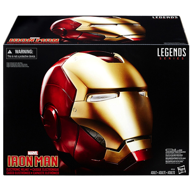 ハズブロ アイアンマンヘルメット 正規ライセンス品 情けない
