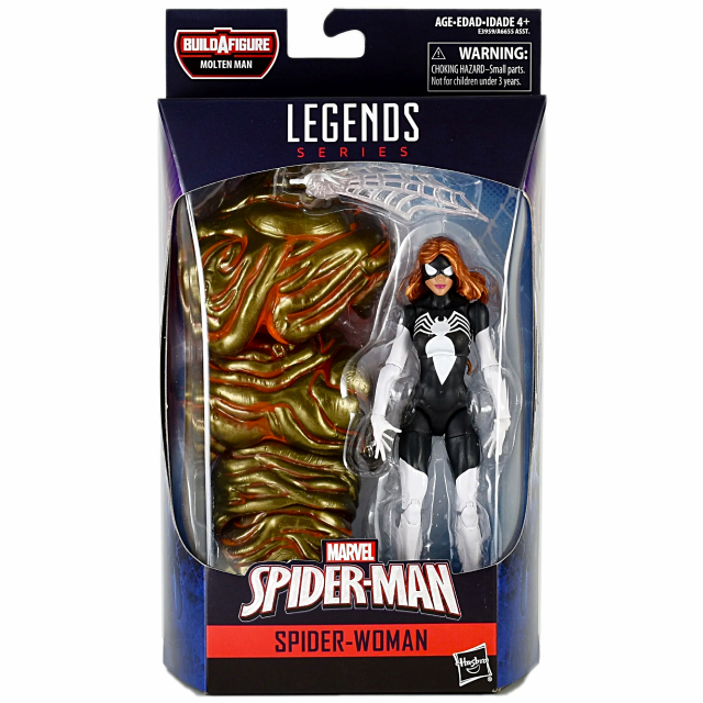 ハズブロ スパイダーマン マーベルレジェンド 6インチ アクションフィギュア モルテンマンシリーズ スパイダーウーマン