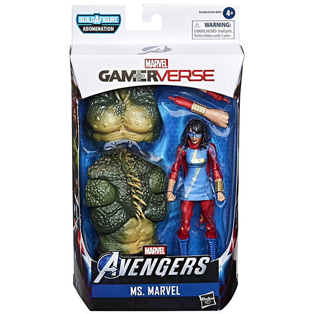 ハズブロ マーベル・ゲーマーバース マーベルレジェンド 6インチ アクションフィギュア アボミネーションシリーズ ミズ・マーベル (カマラ・カーン) 【パッケージダメージあり】