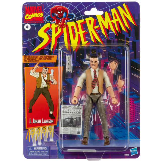 ハズブロ スパイダーマン マーベルレジェンド レトロパッケージ 6インチ アクションフィギュア J ジョナ ジェイムソン ハズブロ スパイダーマン マーベルレジェンド レトロパッケージ 6インチ アクションフィギュア J ジョナ ジェイムソン