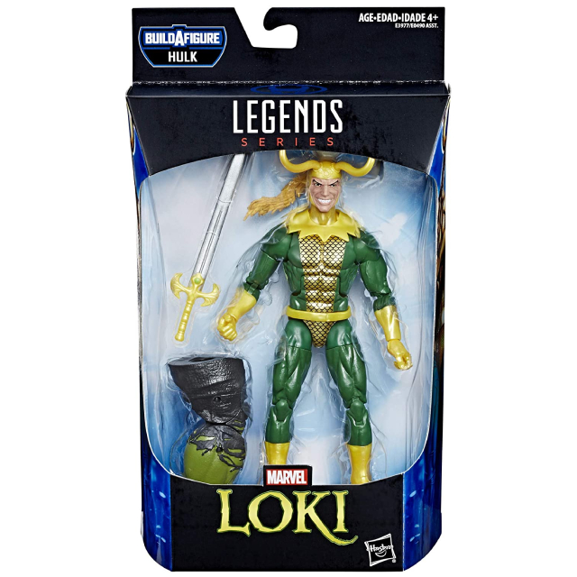ハズブロ マーベルレジェンド 6インチ アクションフィギュア EGハルクシリーズ クラシック・コスチューム ロキ 【パッケージダメージあり】
