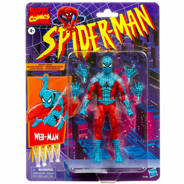 ハズブロ スパイダーマン マーベルレジェンド レトロパッケージ 6インチ アクションフィギュア ウェブマン