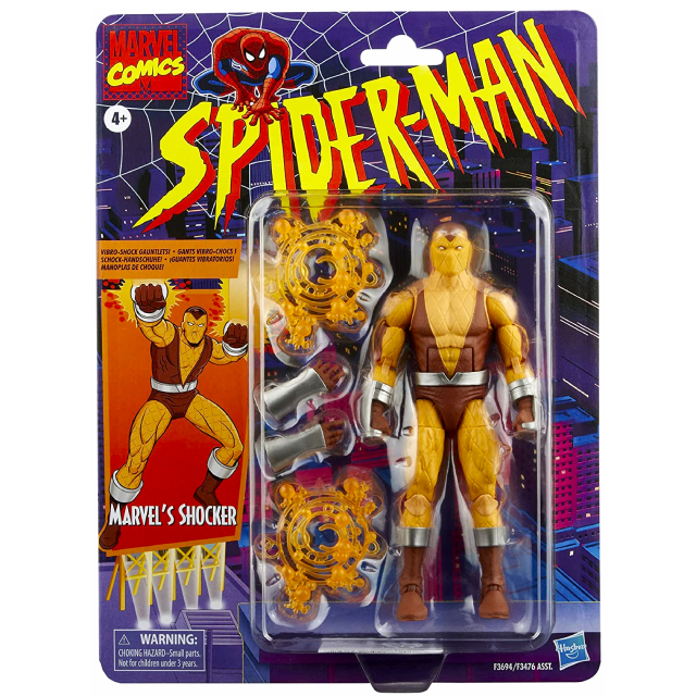 ハズブロ スパイダーマン マーベルレジェンド レトロパッケージ 6インチ アクションフィギュア ショッカー