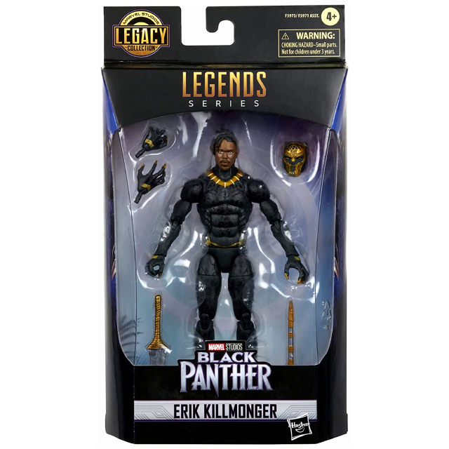 ハズブロ マーベル・スタジオ レガシーコレクション ブラック・パンサー マーベルレジェンド 6インチ アクションフィギュア エリック・キルモンガー