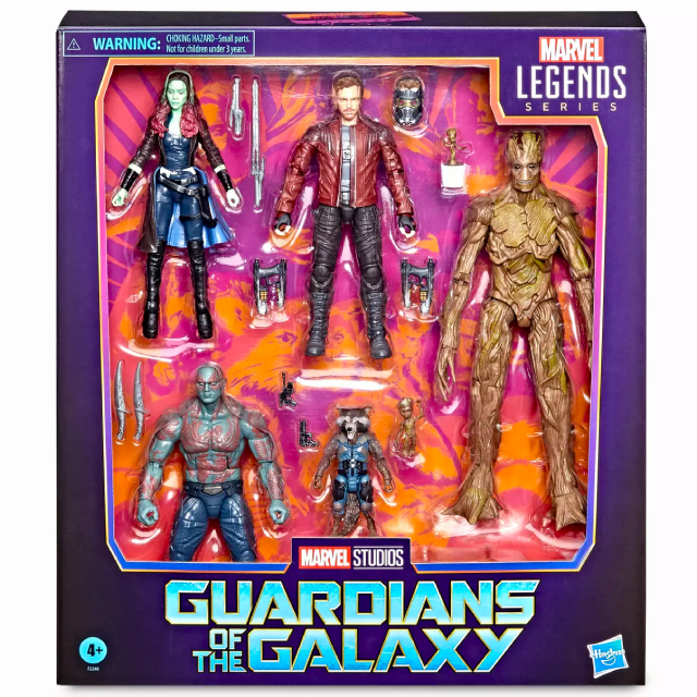 ハズブロ マーベル・スタジオ インフィニティ・サーガ マーベルレジェンド 6インチ アクションフィギュア 5パック ガーディアンズ・オブ・ギャラクシー (スターロード & ガモーラ & ドラックス & ロケット & グルート)
