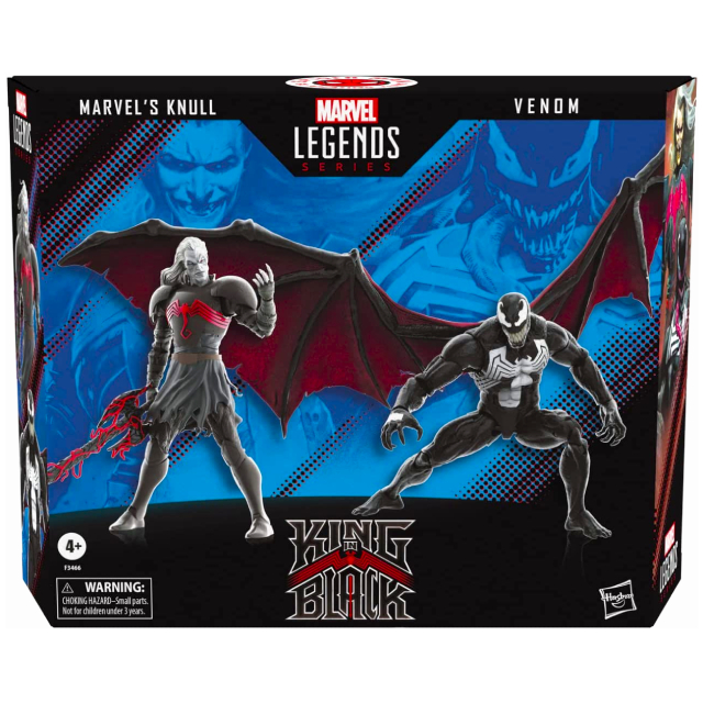 ハズブロ スパイダーマン 60周年記念 マーベルレジェンド 6インチ アクションフィギュア “キング・イン・ブラック” 2パック ヴェノム & ヌル