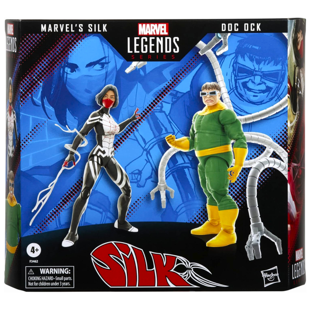 ハズブロ スパイダーマン 60周年記念 マーベルレジェンド 6インチ アクションフィギュア 2パック シルク & ドクター・オクトパス