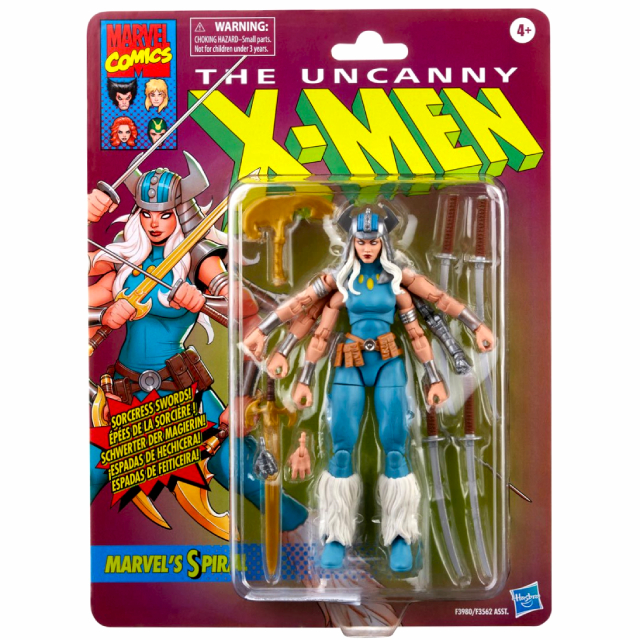 ハズブロ アンキャニィ エックスメン マーベルレジェンド レトロパッケージ 6インチ アクションフィギュア スパイラル