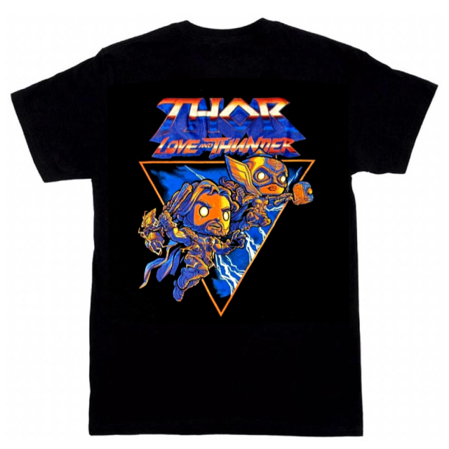 ソー / ラブ・アンド・サンダー ファンコ マーベル・コレクターコープス限定 ポップ! ティーズ ラブ&サンダー Tシャツ
