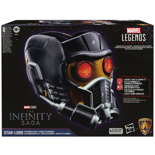 ハズブロ マーベルスタジオ インフィニティ・サーガ マーベルレジェンド 1/1スケール レプリカシリーズ スターロード エレクトロニック ヘルメット 【国内版】