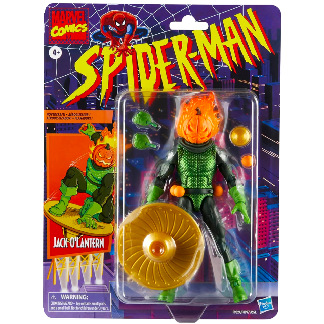 ハズブロ スパイダーマン マーベルレジェンド レトロパッケージ 6インチ アクションフィギュア ジャック・オー・ランタン