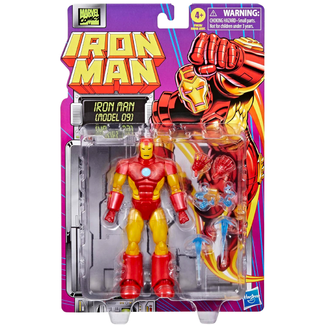 ハズブロ アイアンマン マーベルレジェンド レトロパッケージ 6インチ アクションフィギュア アイアンマン モデル09