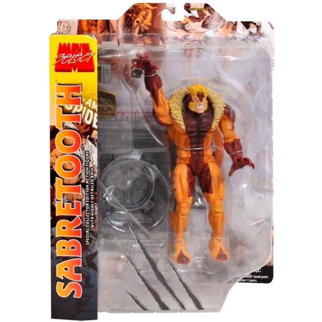 ダイアモンドセレクト マーベルセレクト アクションフィギュア セイバートゥース