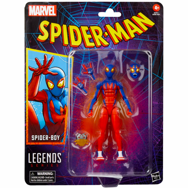 ハズブロ スパイダーマン マーベルレジェンド レトロパッケージ 6インチ アクションフィギュア スパイダーボーイ