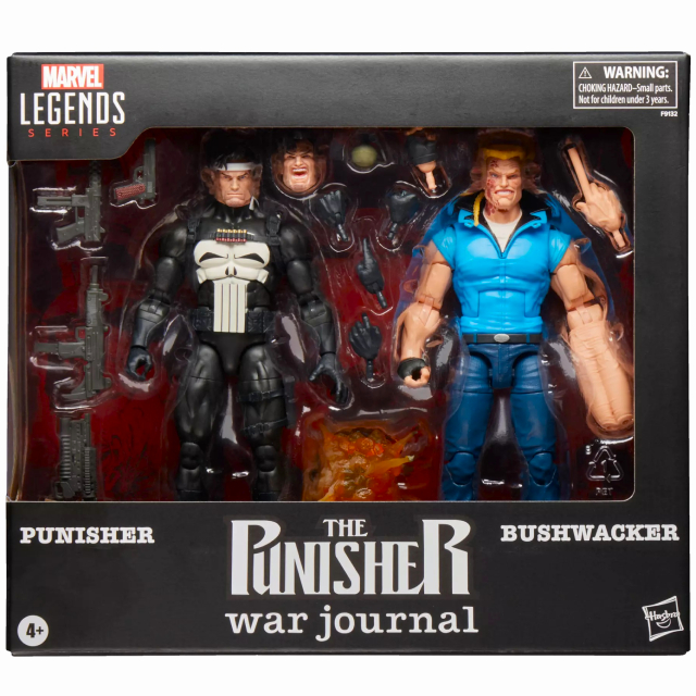 ハズブロ パニッシャー：ウォー・ジャーナル マーベルレジェンド 6インチ アクションフィギュア 2パック パニッシャー & ブッシュワッカー