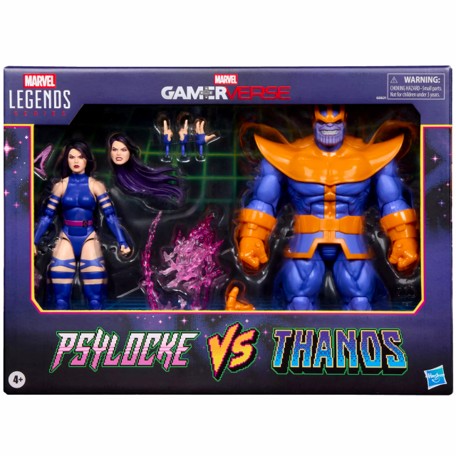 ハズブロ マーベル・ゲーマーバース マーベルレジェンド 6インチ アクションフィギュア 2パック サイロック vs サノス