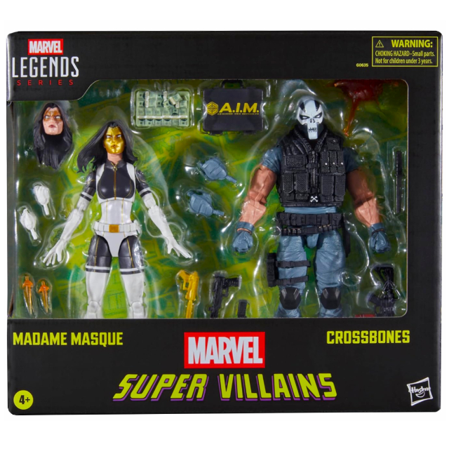 マーベルレジェンド/クロスボーンズ & マダム・マスク 2パック/未開封新品 ハズブロ マーベルレジェンド 6インチ アクションフィギュア 2パック