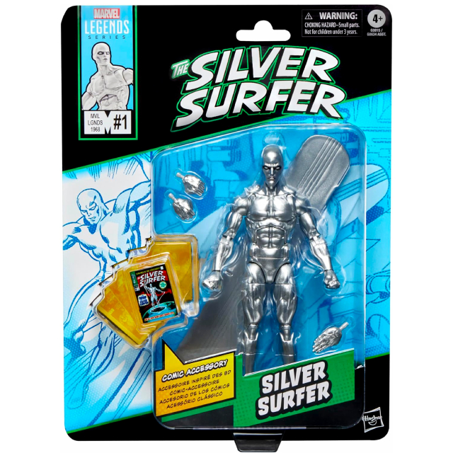 ハズブロ マーベルレジェンド ミニ・コミックブック シリーズ 6インチ アクションフィギュア シルバーサーファー