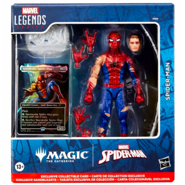 ハズブロ スパイダーマン x マジック：ザ・ギャザリング マーベルレジェンド 6インチ アクションフィギュア バトルダメージ スパイダーマン