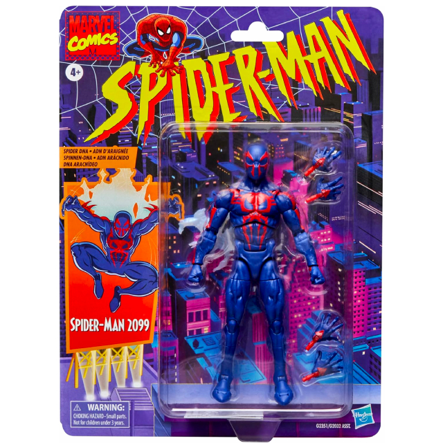 ハズブロ スパイダーマン マーベルレジェンド レトロパッケージ 6インチ アクションフィギュア スパイダーマン 2099