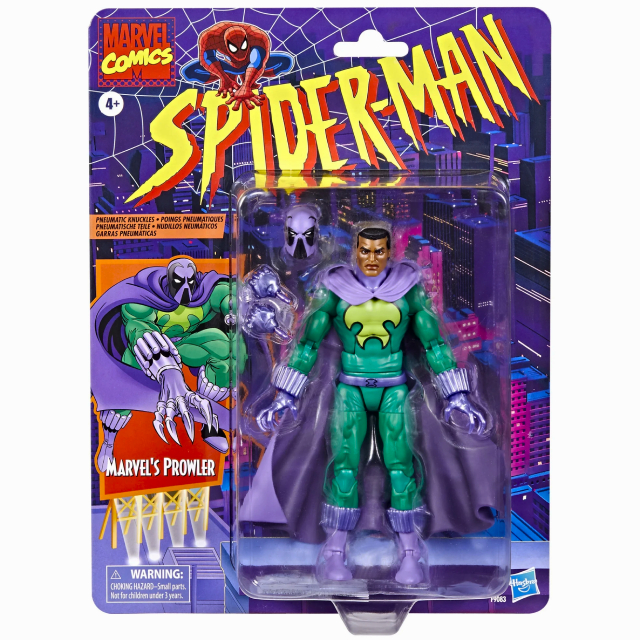 ハズブロ スパイダーマン マーベルレジェンド レトロパッケージ 6インチ アクションフィギュア プラウラー
