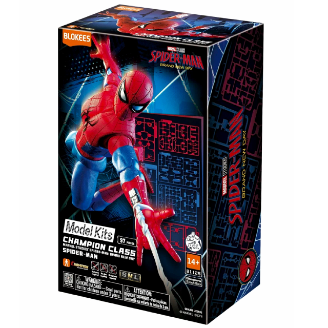 スパイダーマン：ブランド・ニュー・デイ ブロッキーズ プラスチック モデルキット チャンピオンクラス CC-13 スパイダーマン