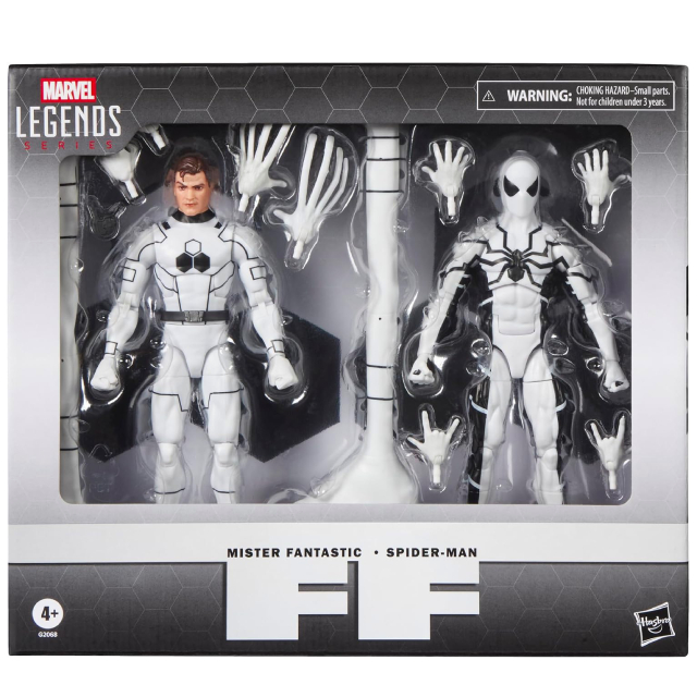 ハズブロ FF フューチャー・ファウンデーション マーベルレジェンド 6インチ アクションフィギュア 2パック スパイダーマン & ミスター・ファンタスティック