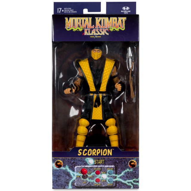 モータルコンバット クラシック マクファーレントイズ 7インチ アクションフィギュア スコーピオン