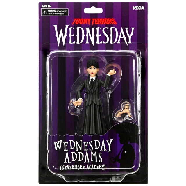 ウェンズデー ネカ トゥーニー・テラーズ アクションフィギュア ウェンズデー・アダムス (ネヴァーモア学園制服 バージョン)
