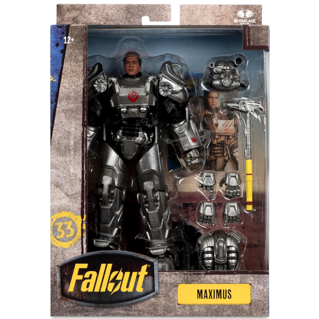 フォールアウト ドラマシリーズ マクファーレントイズ 7インチ デラックス アクションフィギュア マキシマス with パワーアーマー
