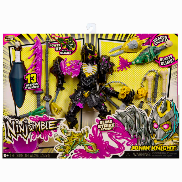 NINJOMBIE ニンジョンビ 7インチ “スライム・ストライク” デラックス アクションフィギュア ジョーニン・ナイト