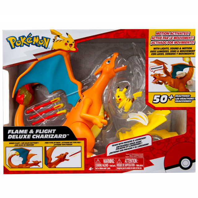 ポケットモンスター ジャズウェア 7インチ デラックス ライト&サウンド フィーチャーフィギュア リザードン