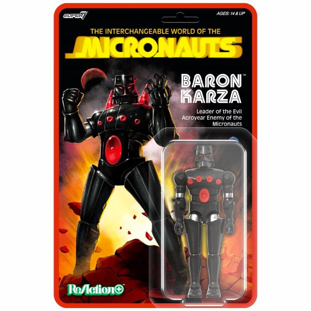 マイクロノーツ / ミクロマン 2025 スーパー7 リ・アクション “プラス” 3.75インチ アクションフィギュア バロン・カーザ