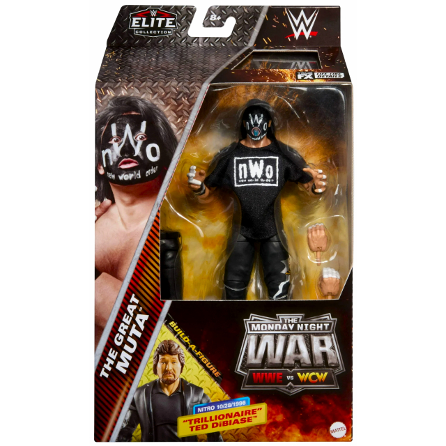 WWE マンデーナイト・ウォー マテル 2025 エリート・コレクション 6インチ アクションフィギュア nWo グレート・ムタ