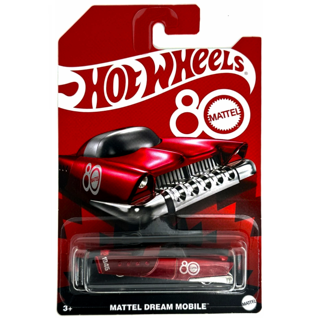 ホットウィール マテル 80周年記念 1/64スケール ダイキャストカー マテル・ドリームモービル