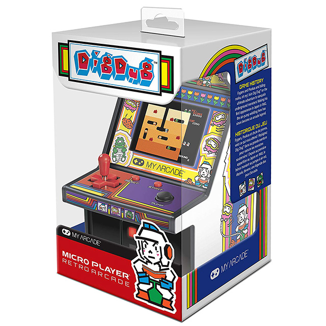 レトロ・アーケード マイクロ プレイヤー 2018 ミニ アーケードゲーム ディグダグ