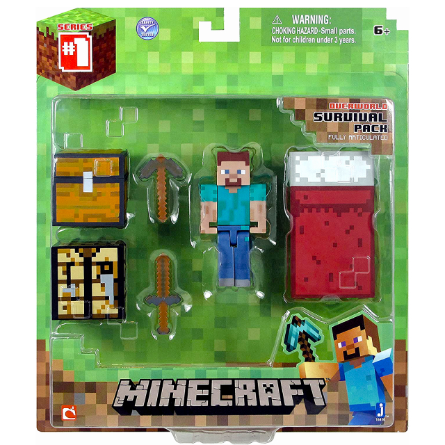 ジャズウェア マインクラフト 2.75インチ アクション フィギュア 