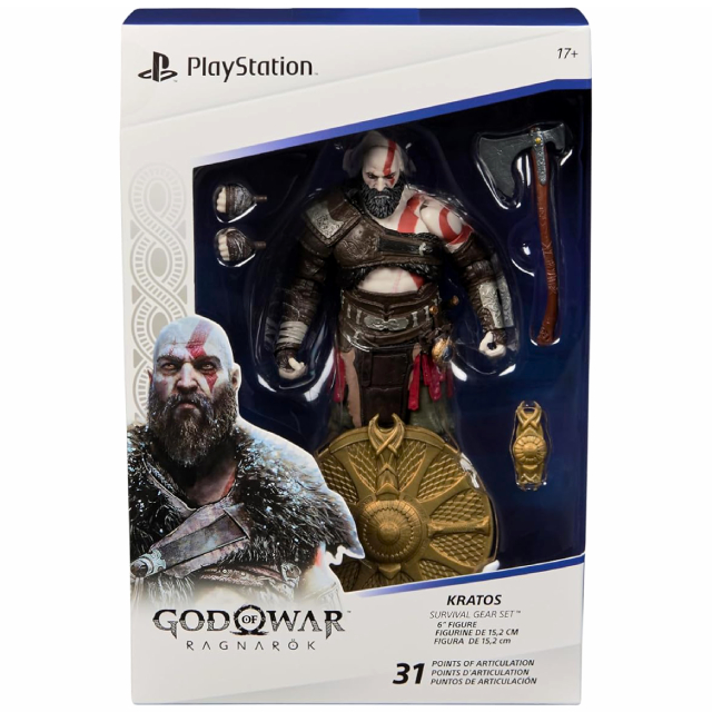 スピンマスター プレイステーション・シェイプスコレクション 6インチ アクションフィギュア 『ゴッド・オブ・ウォー ラグナロク』 クレイトス