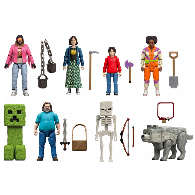 マインクラフト　アクションフィギュア Amazon.co.jp: マインクラフト・ザ・ムービー マテル 4インチ