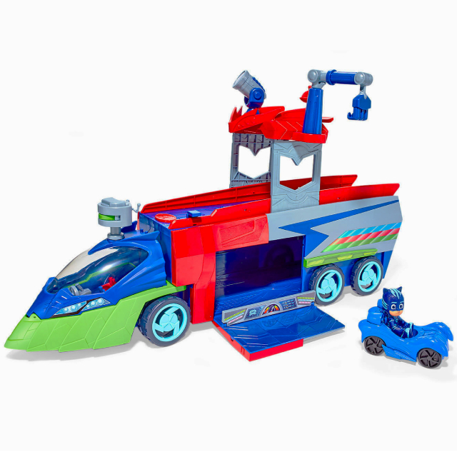 しゅつどう! パジャマスク ジャストプレイ デラックス ビークル プレイセット PJ シーカー 【パッケージダメージあり】